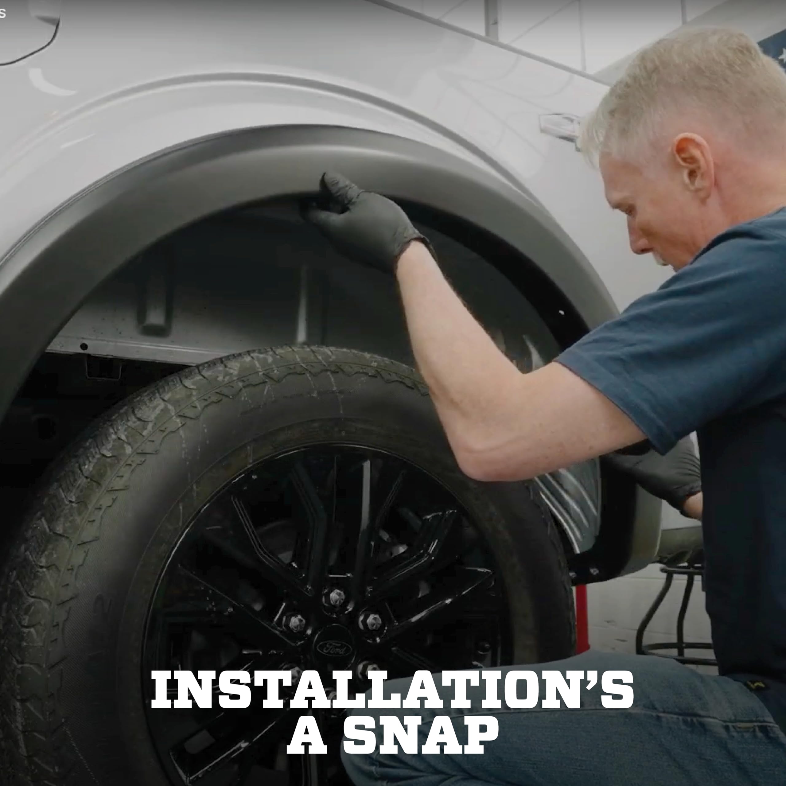 Husky Liners Fender Flares OE Style | Fits 2007-2011 GMC Yukon, Excludes Denali | Front & Rear, 4-pc Black - 2804922 - Image 4