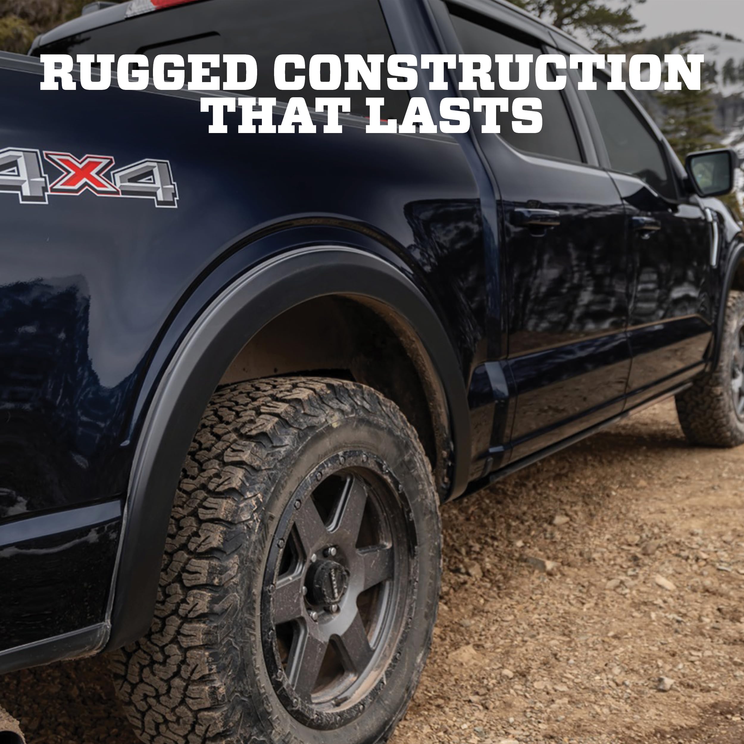 Husky Liners Fender Flares OE Style | Fits 2007-2011 GMC Yukon, Excludes Denali | Front & Rear, 4-pc Black - 2804922 - Image 6