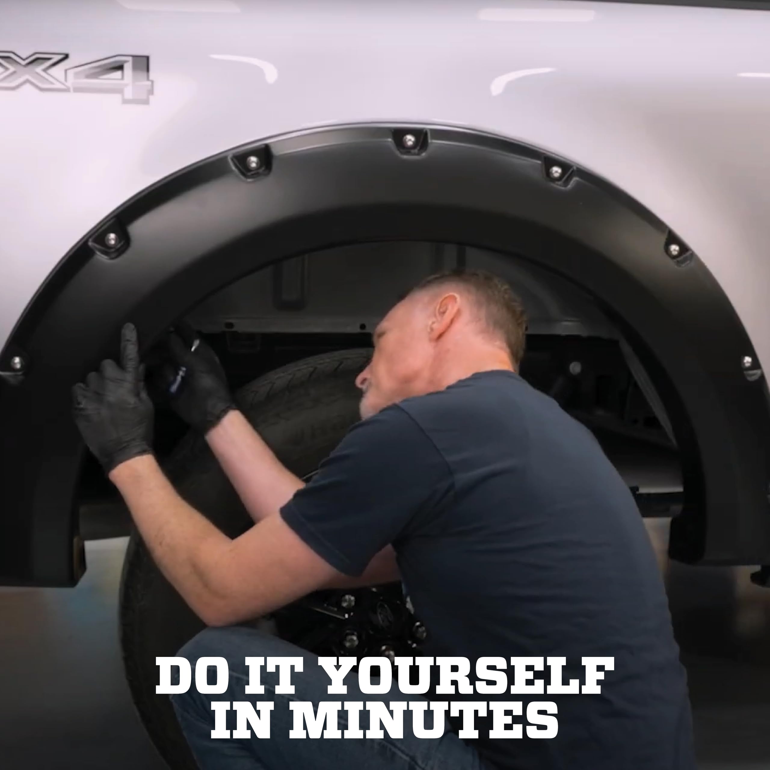 Husky Liners Fender Flares Pocket Style | Fits 2021-2026 Ford Bronco Sport | Front & Rear, 4-pc Black - 2802952 - Image 4